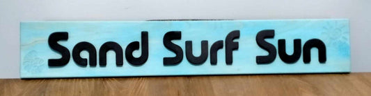 Phrase Board - Sand Surf Sun