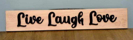 Phrase Board - Live Laugh Love