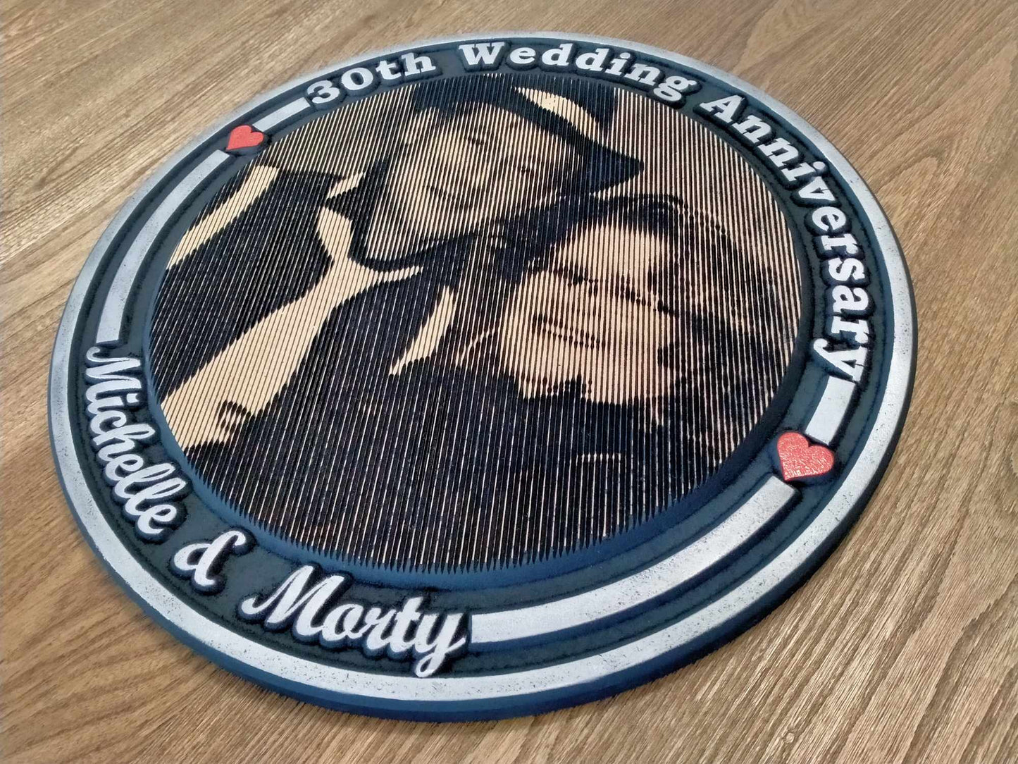 Anniversary Photo Plaque