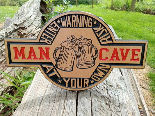 Man Cave - Enter At Your Own Risk V1