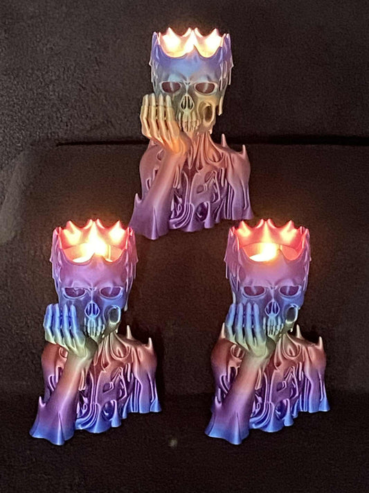 Skull by Candlelight