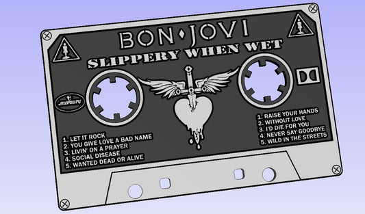 Rock Cassette - Slippery When Wet