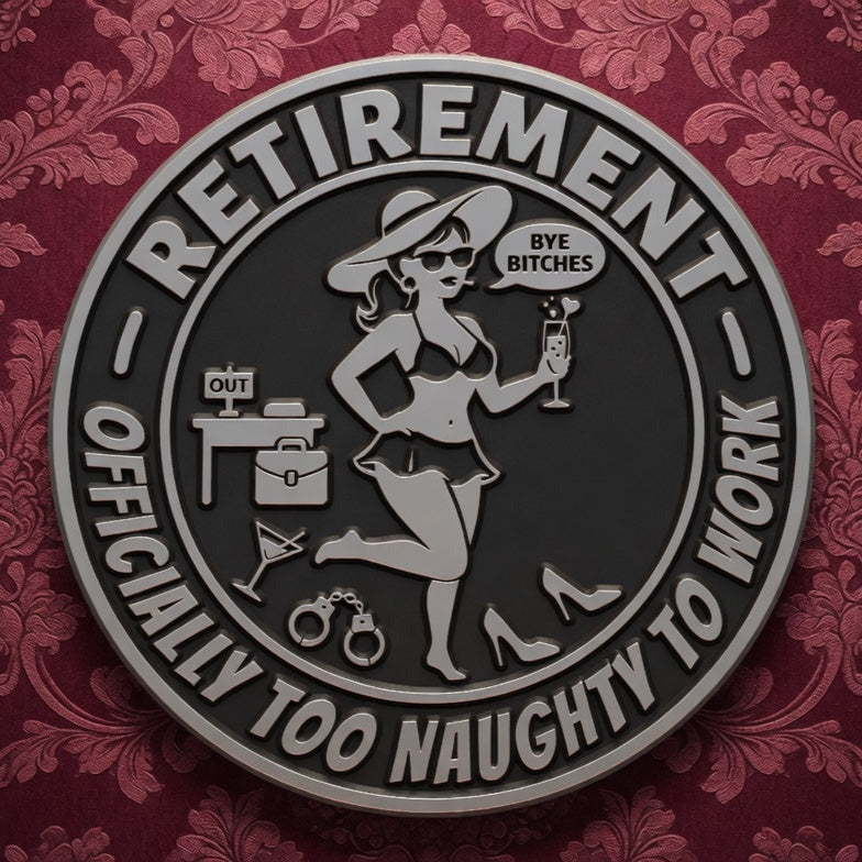 Retirement Plaque - Design 2