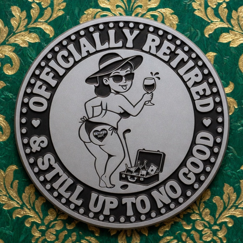 Retirement Plaque - Design 4
