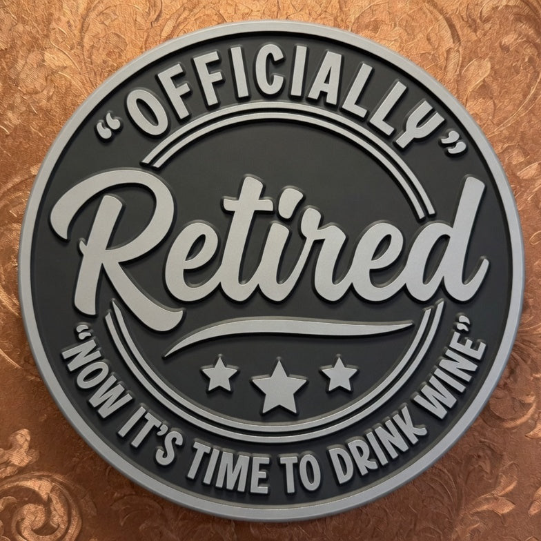 Retirement Plaque - Design 9