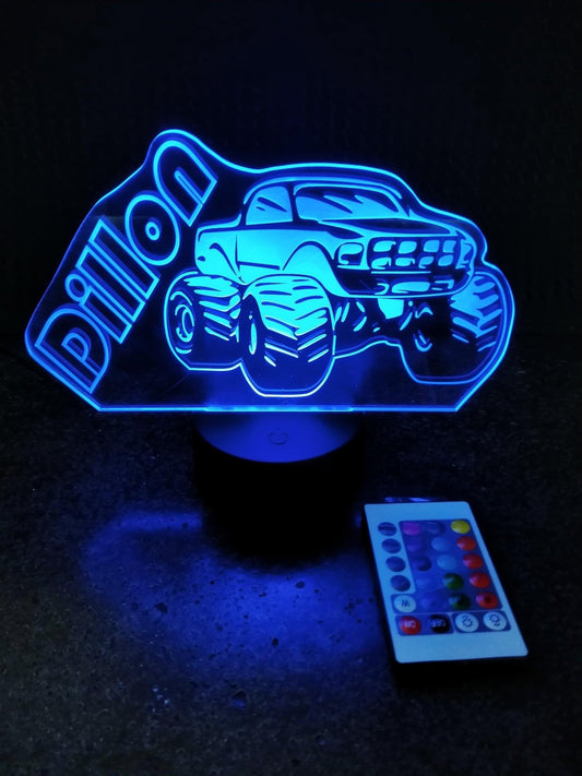 Monster Truck LED Night Light