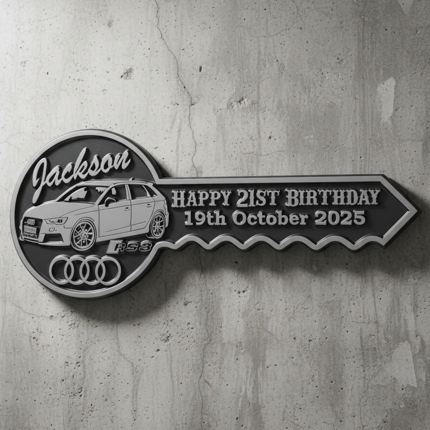 Personalised 21st Birthday Key