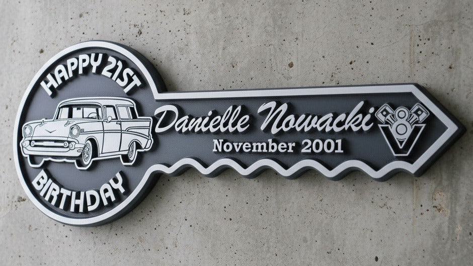 Personalised 21st Birthday Key
