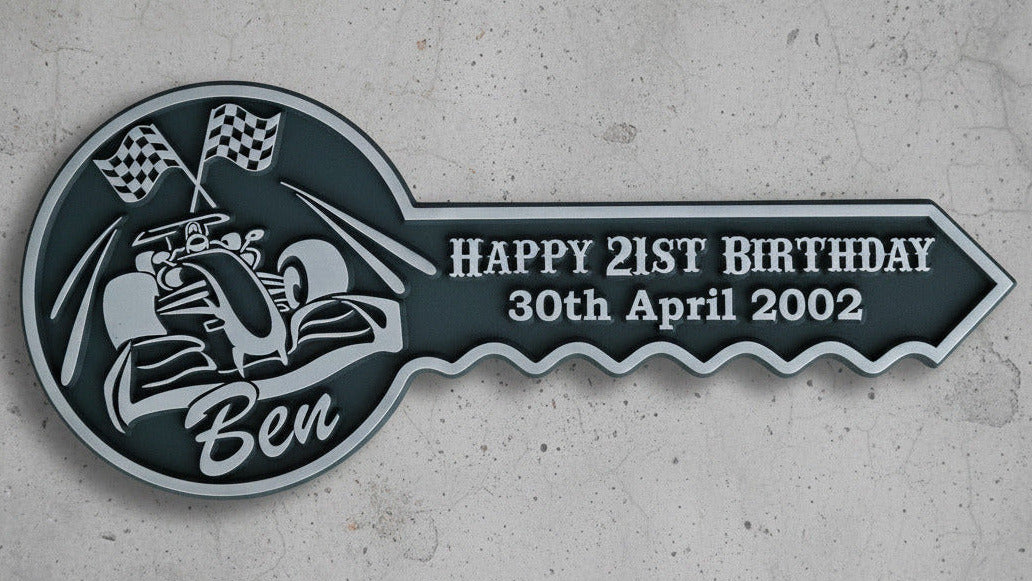 Personalised 21st Birthday Key