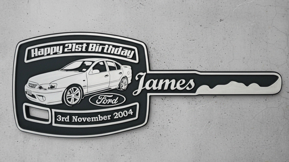 Personalised 21st Birthday Key