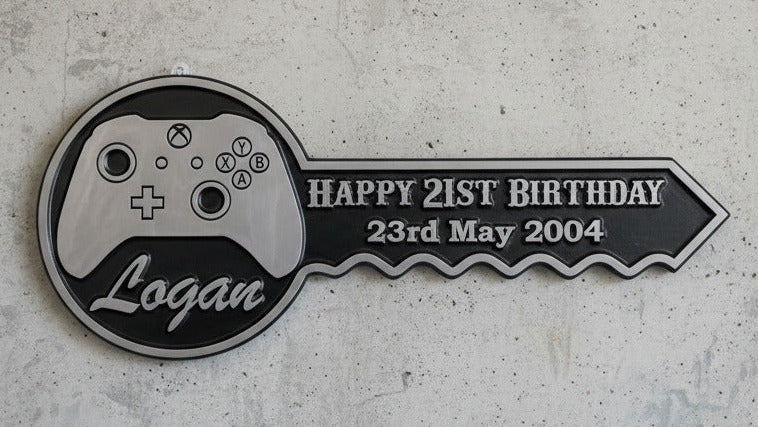 Personalised 21st Birthday Key