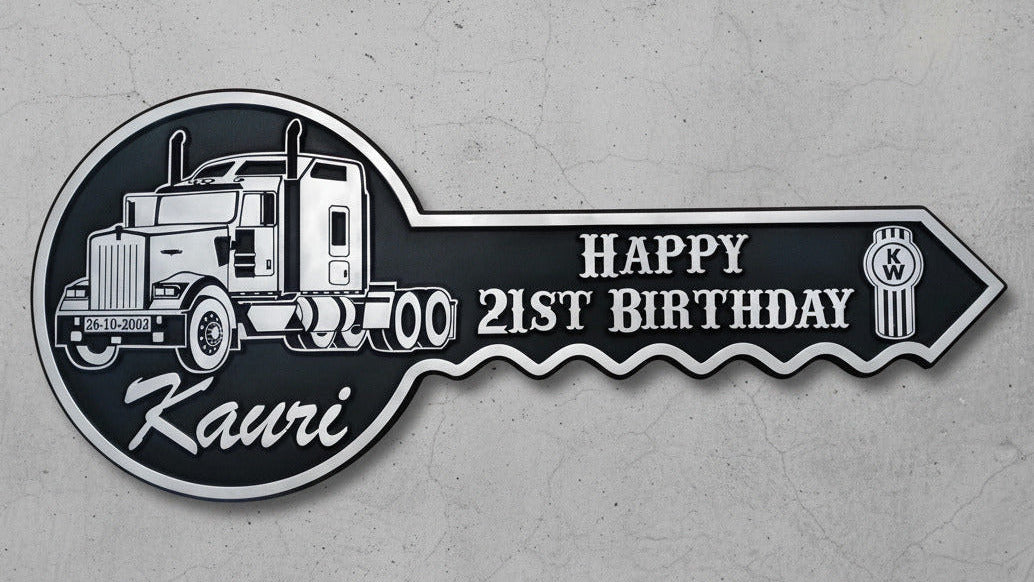 Personalised 21st Birthday Key
