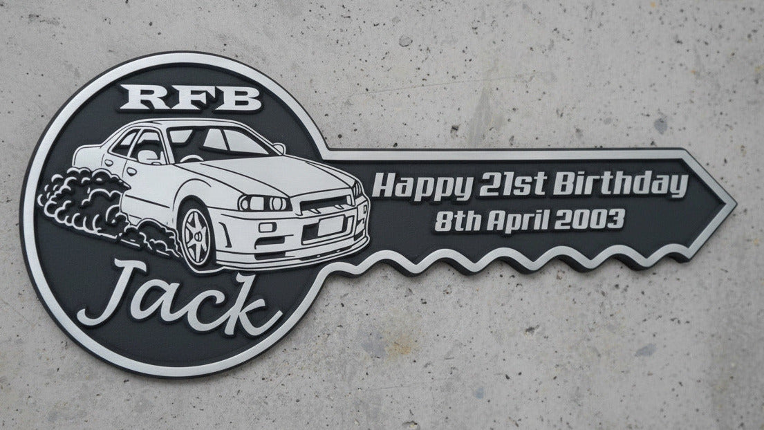 Personalised 21st Birthday Key