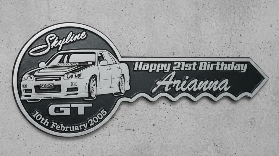 Personalised 21st Birthday Key