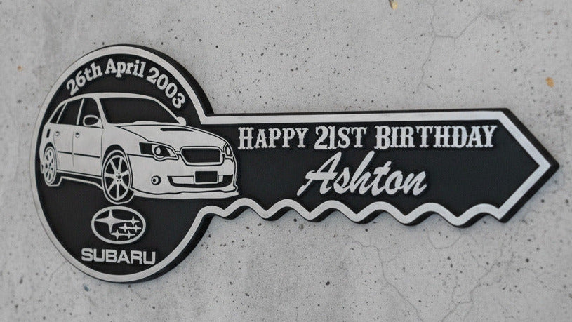 Personalised 21st Birthday Key