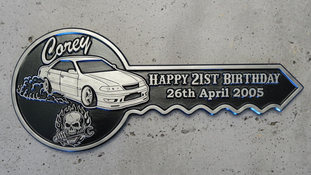 Personalised 21st Birthday Key