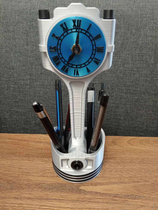 "Fast Times" - Piston Clock