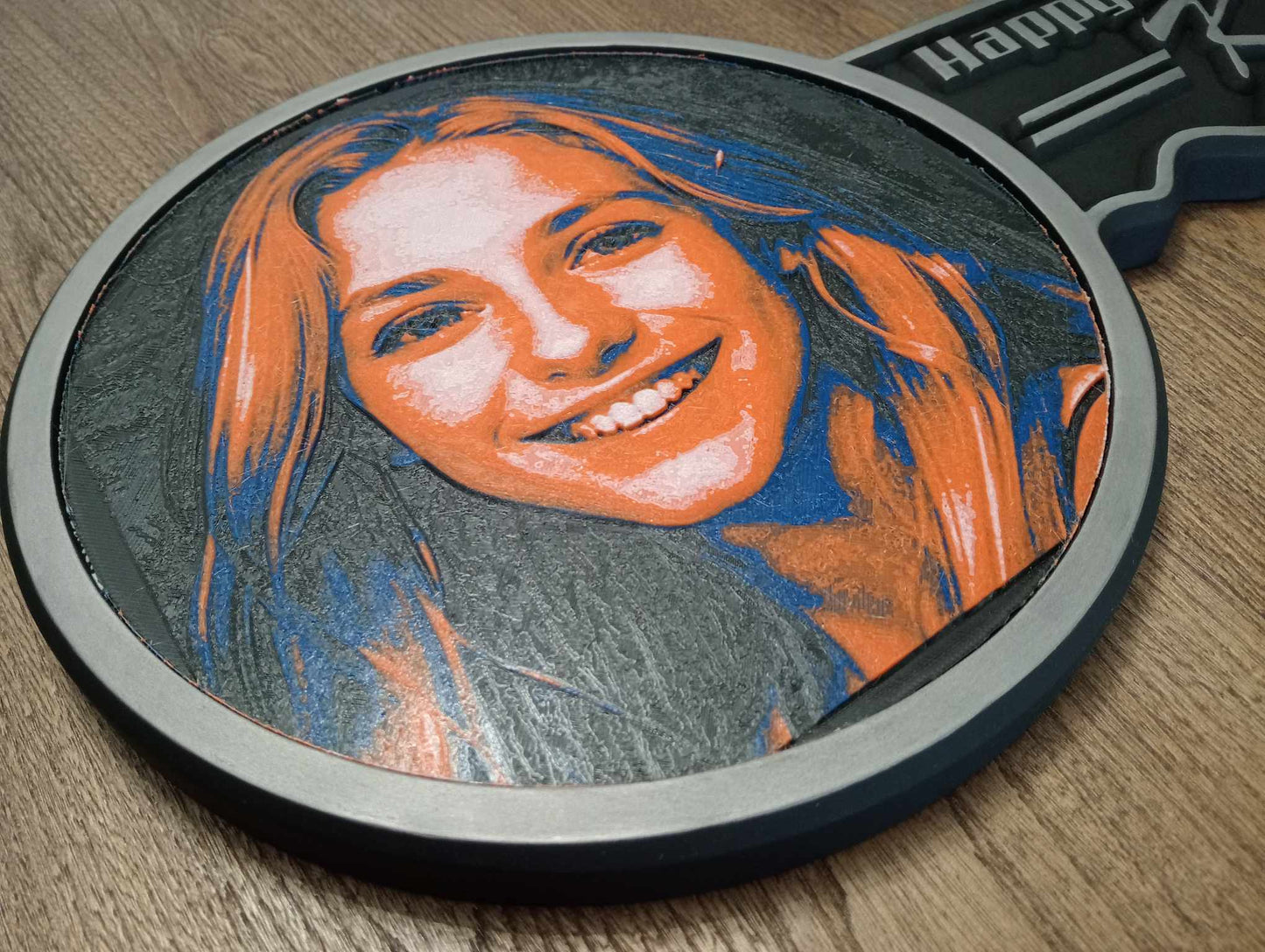 Personalised 21st Birthday Key - 3D Photo
