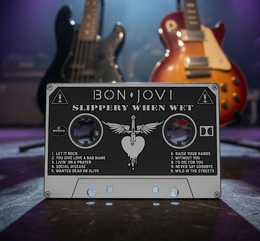 Rock Cassette Wall Art – Retro Designs | Music Room Gift NZ