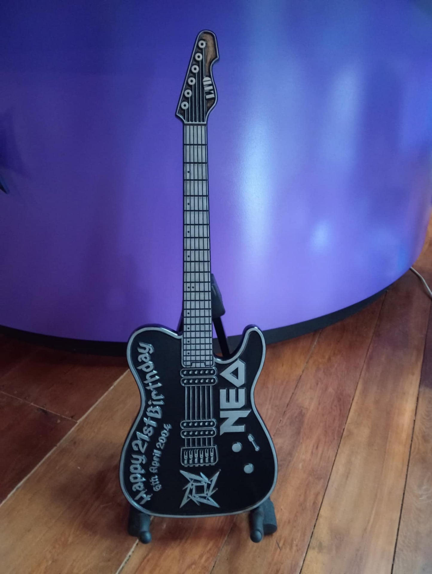 Personalised 21st Birthday Guitar