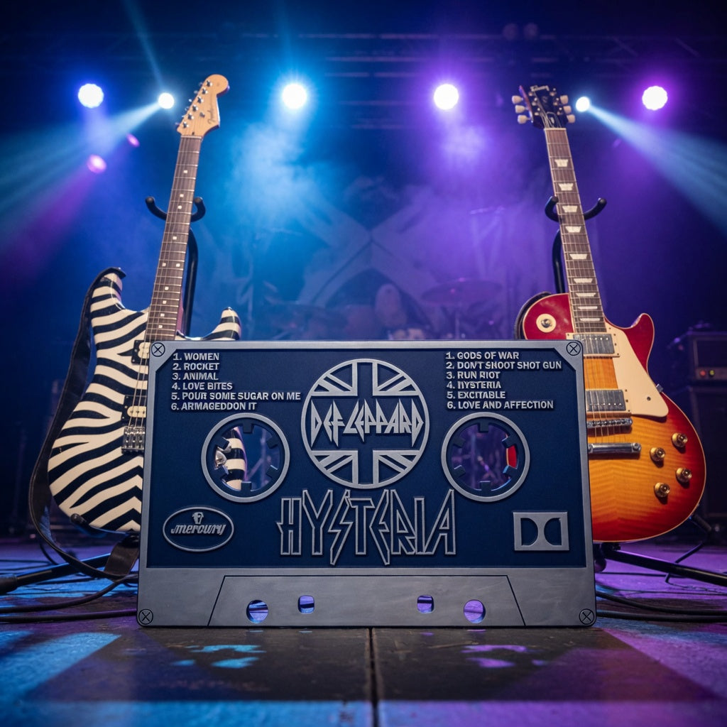 Rock Cassette Wall Art – Retro Designs | Music Room Gift NZ