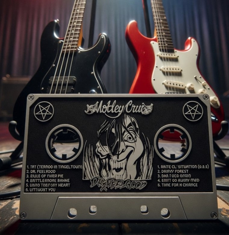 Rock Cassette Wall Art – Retro Designs | Music Room Gift NZ