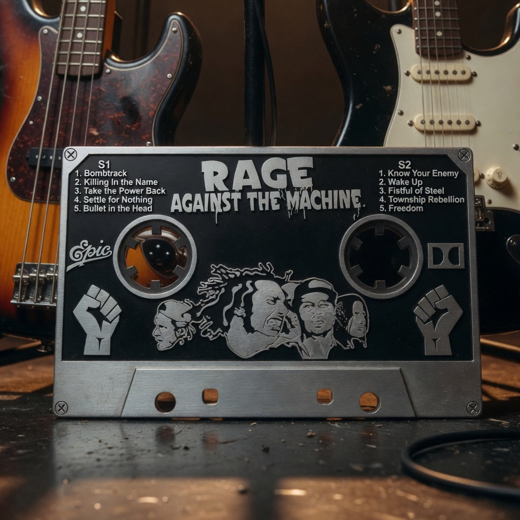 Rock Cassette Wall Art – Retro Designs | Music Room Gift NZ