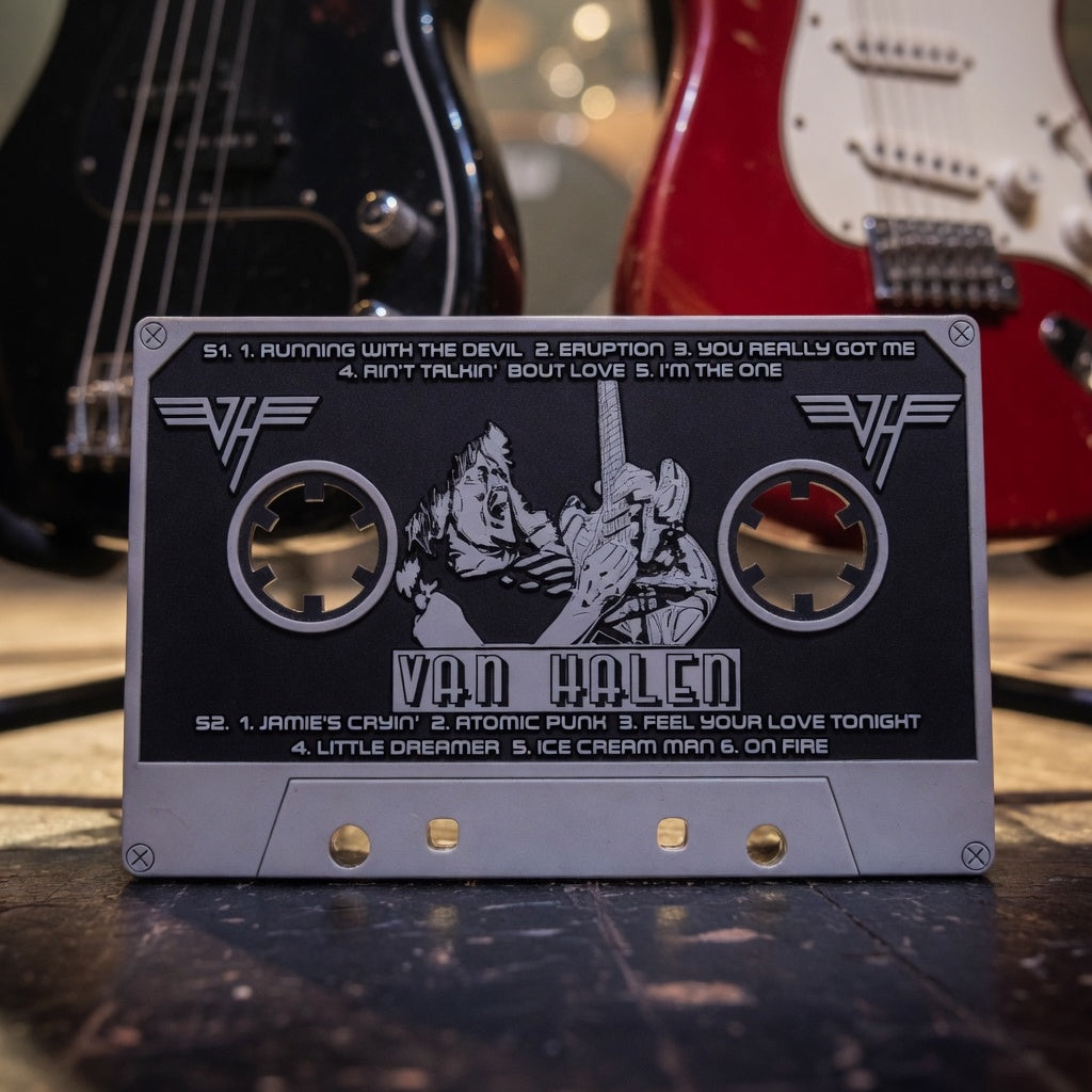 Rock Cassette Wall Art – Retro Designs | Music Room Gift NZ