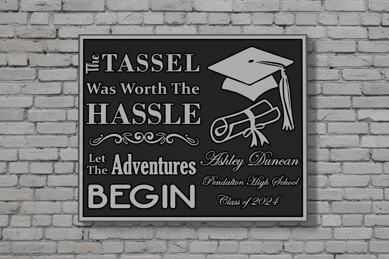 Graduation Plaque - Design 1