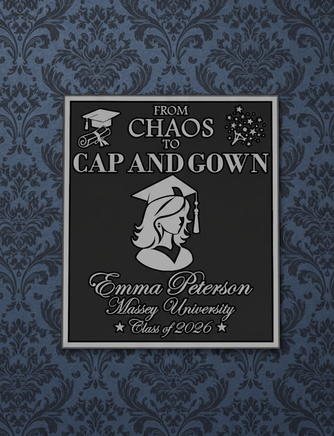 Graduation Plaque - Design 6