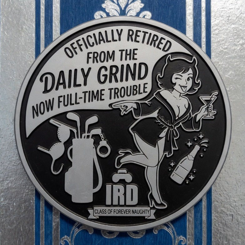 Retirement Plaque - Design 8