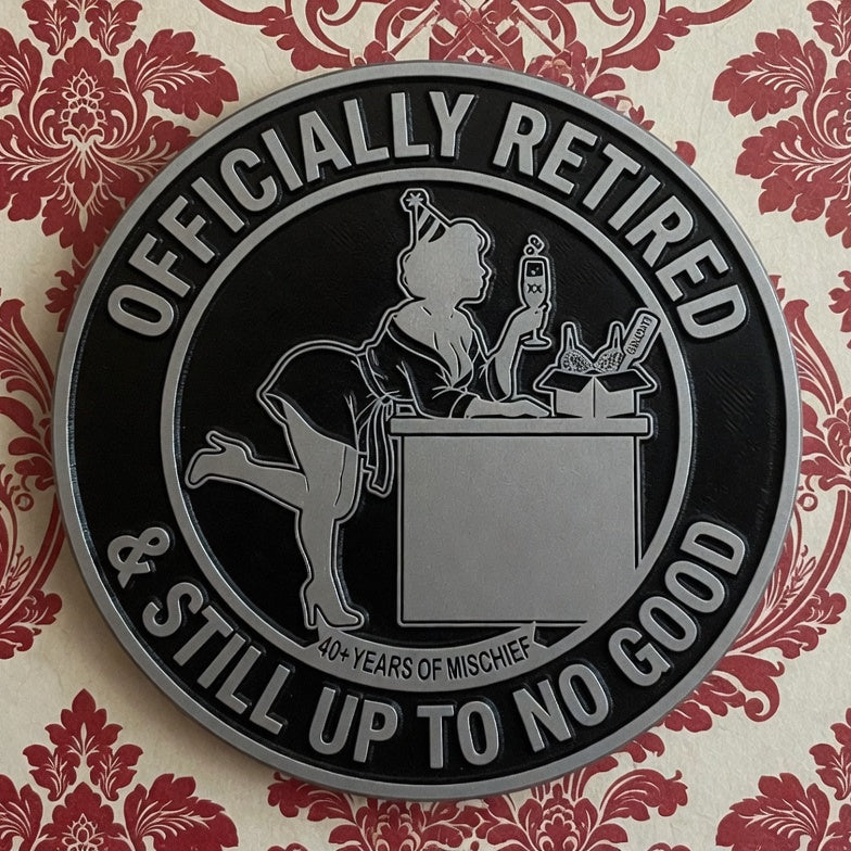 Retirement Plaque - Design 10