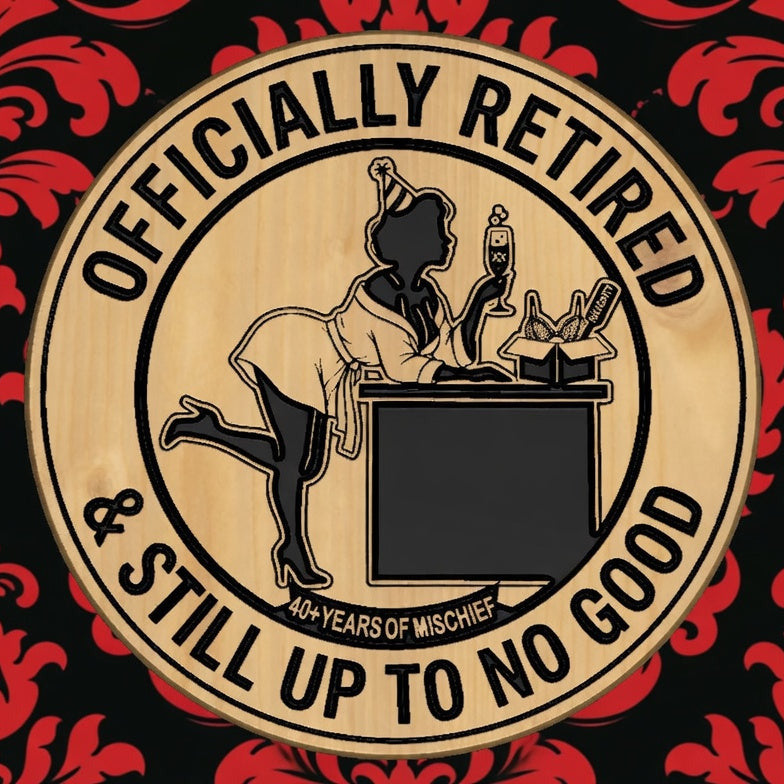 Retirement Plaque - Design 10