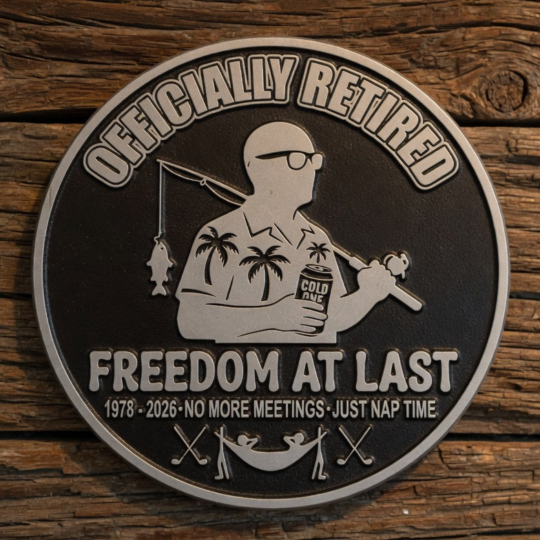 Retirement Plaque - Design 11