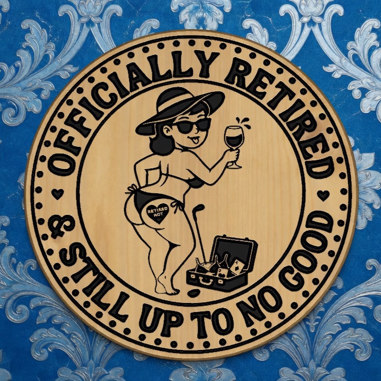 Retirement Plaque - Design 4