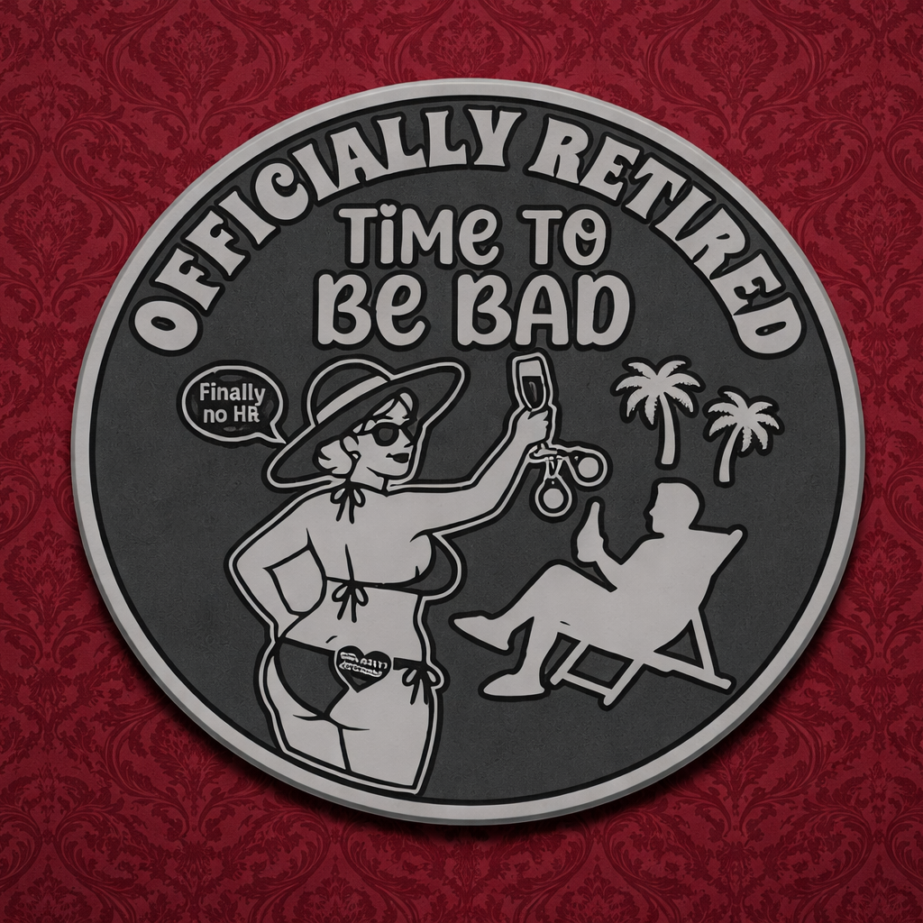 Retirement Plaque - Design 6