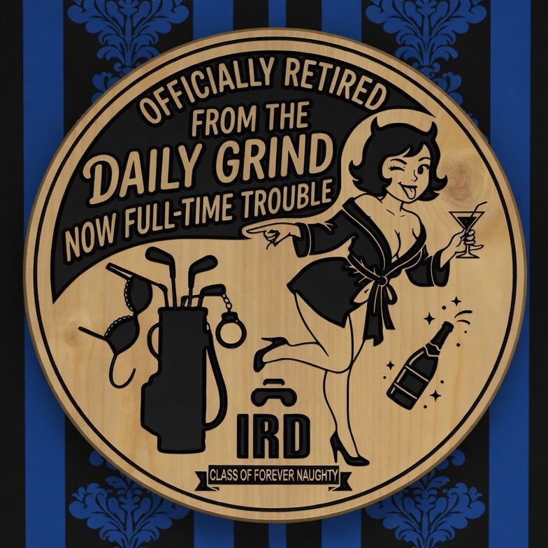 Retirement Plaque - Design 8
