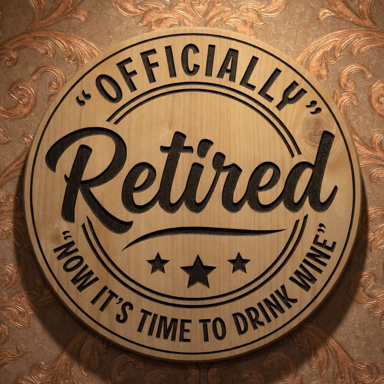 Retirement Plaque - Design 9