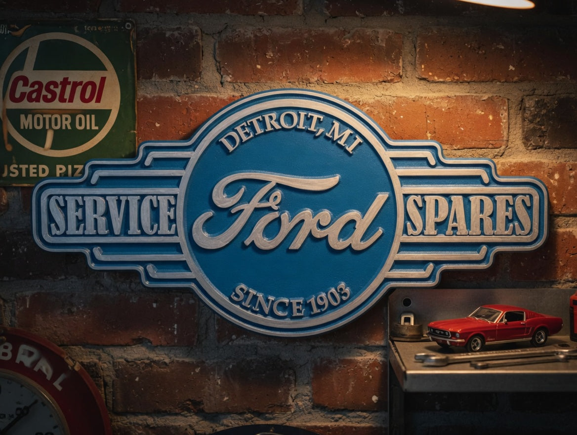 Retro Auto Sign - V4