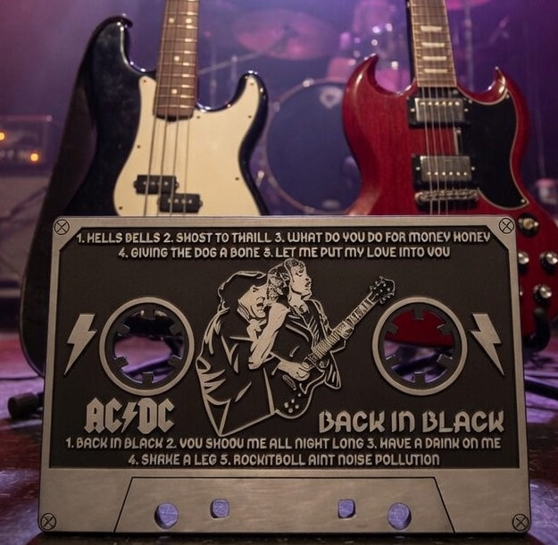 Rock Cassette Wall Art – Retro Designs | Music Room Gift NZ