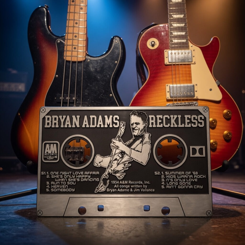 Rock Cassette Wall Art – Retro Designs | Music Room Gift NZ