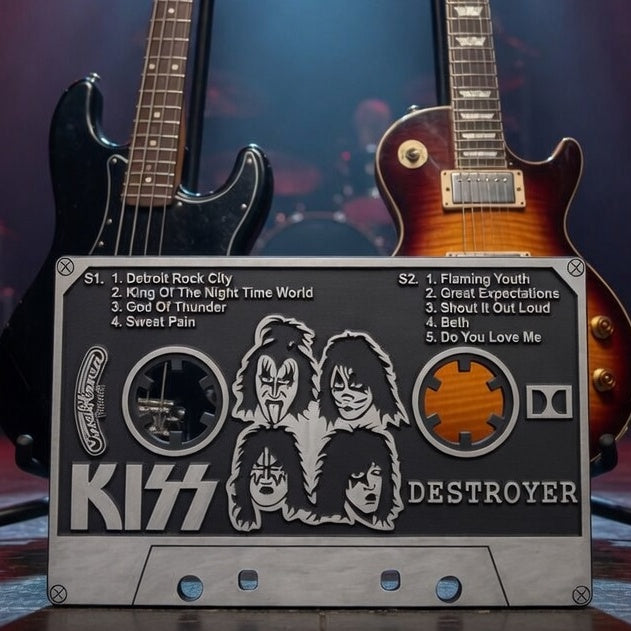 Rock Cassette Wall Art – Retro Designs | Music Room Gift NZ