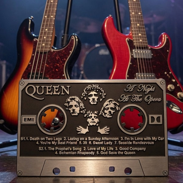 Rock Cassette Wall Art – Retro Designs | Music Room Gift NZ