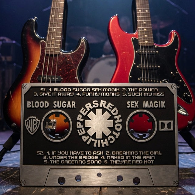 Rock Cassette Wall Art – Retro Designs | Music Room Gift NZ