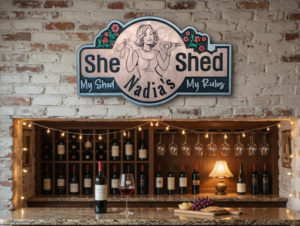 She Shed Sign - Personalised