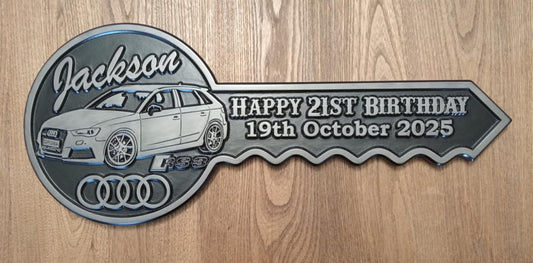 Personalised 21st Birthday Key