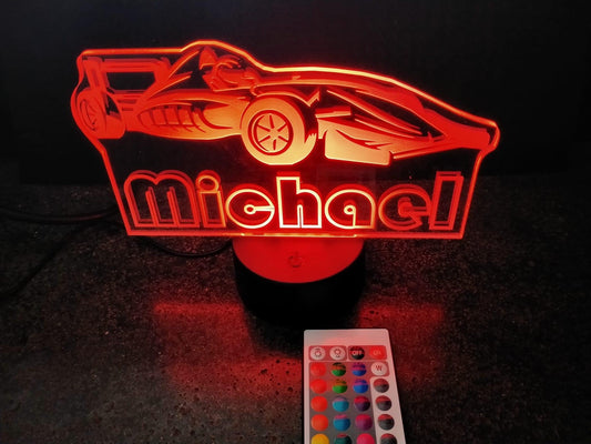 Race Car LED Night Light