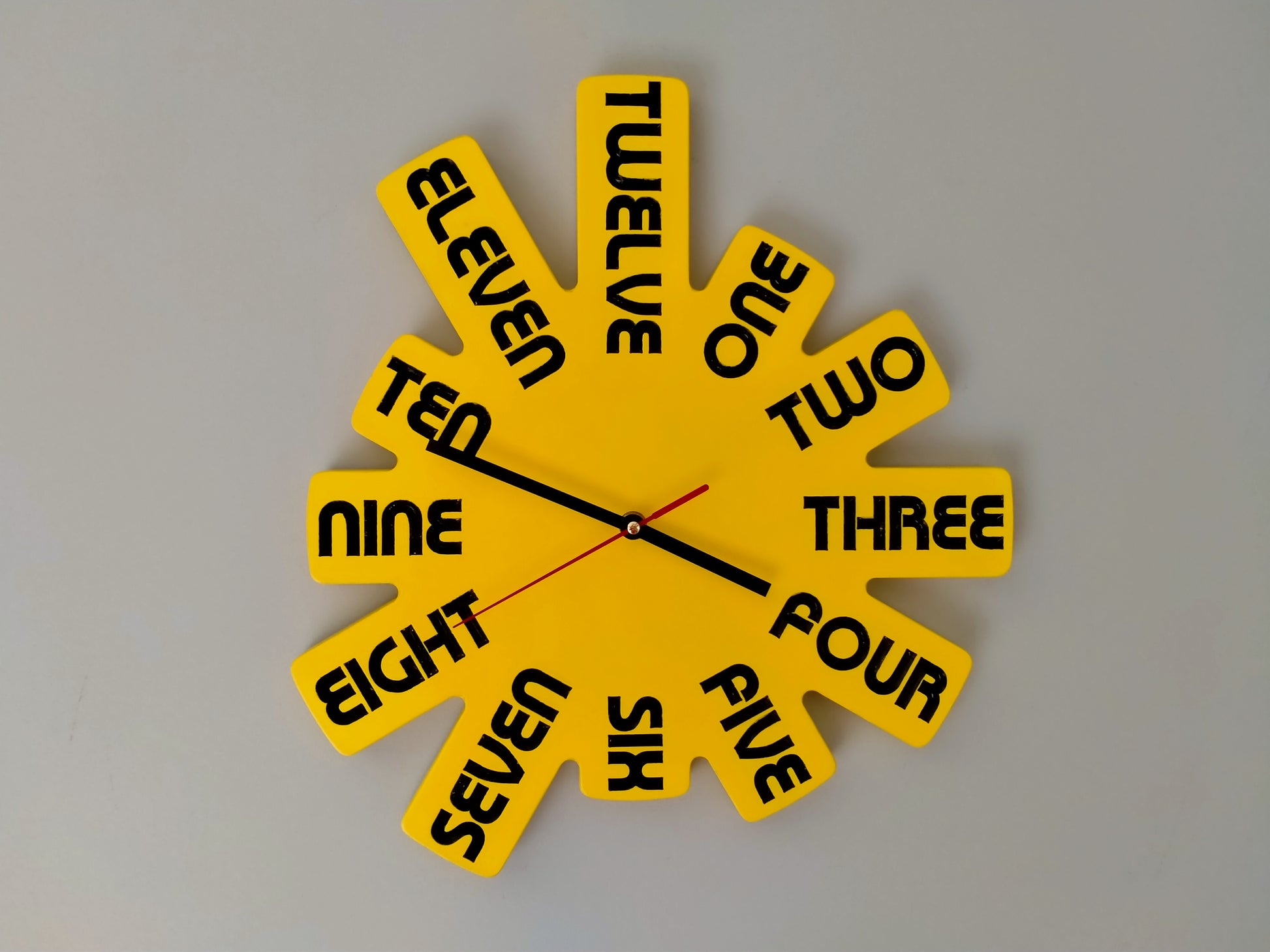 Sunburst Clock