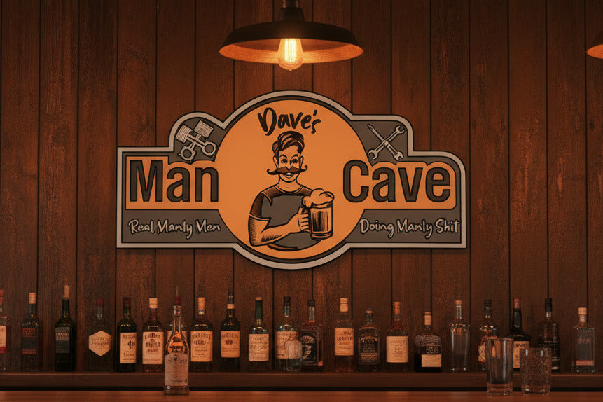 Man Cave Sign - Personalised